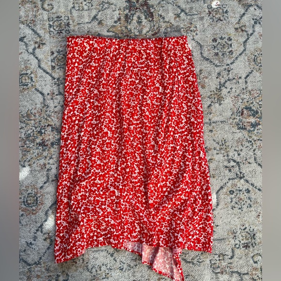 Nordstrom Code x Mode Floral Midi Skirt Size XL - Picture 2 of 2